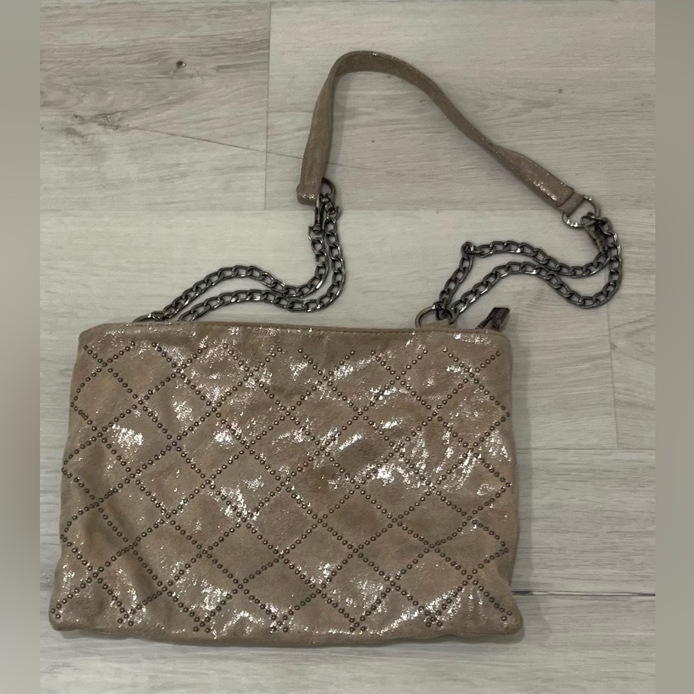 Elegant Tan Chain Strap Women's Bag